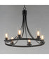 Livingston 6-Light Chandelier Black