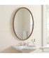 Ellis Beaded Brass Oval Mirror
