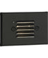 LED Indoor/Outdoor Integrated LED Wall or Step Light with Photocell Black