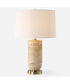 Aubrey Travertine Table Lamp