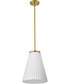 Royale 1-Light Pendant Burnished Brass