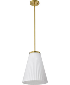 Royale 1-Light Pendant Burnished Brass