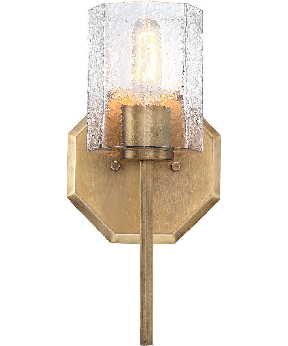 Haven 1 Light Wall Sconce Old Satin Brass