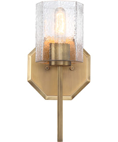 Haven 1 Light Wall Sconce Old Satin Brass
