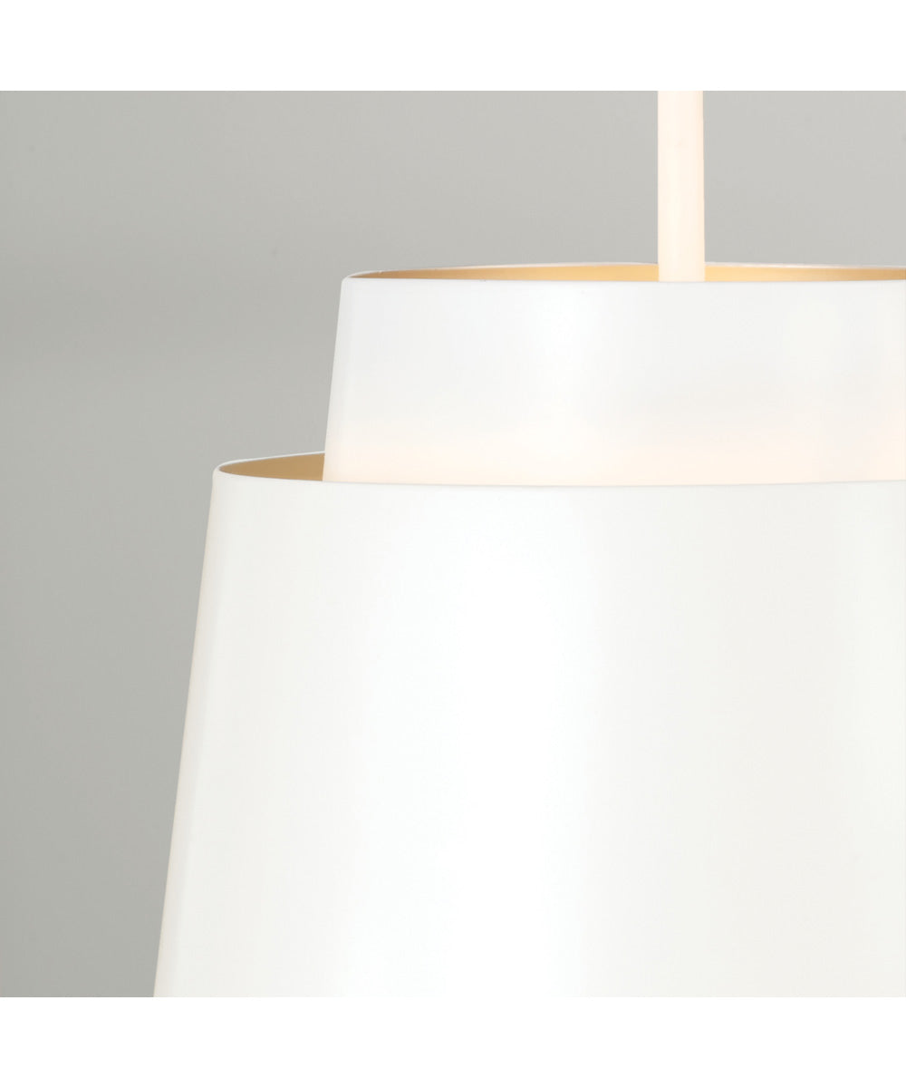 Pratt 1-Light Pendant Matte White