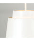 Pratt 1-Light Pendant Matte White
