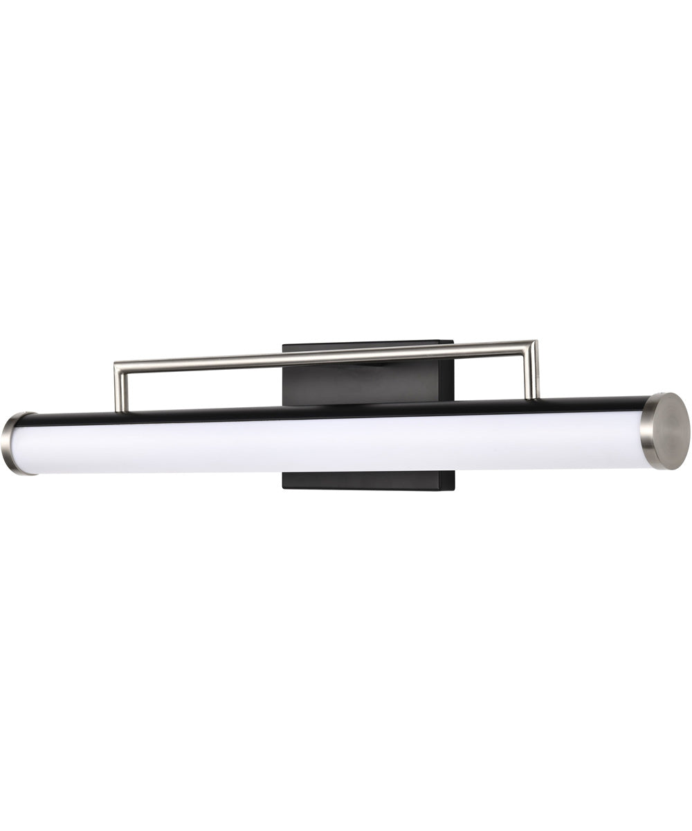 Solano  Vanity & Wall Black / Brushed Nickel