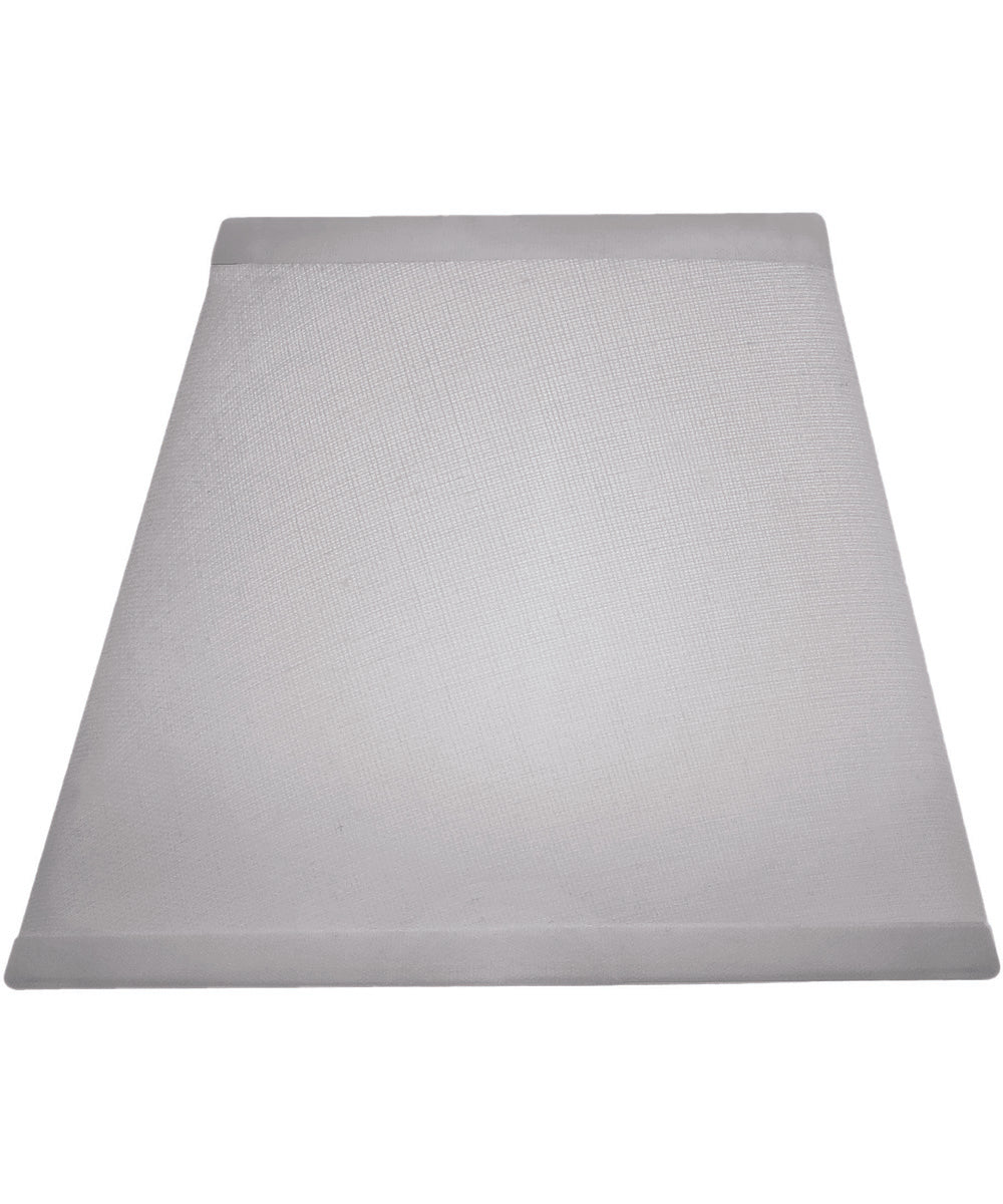 3x6x5 White Butcher Linen Empire Candelabra Hardback Lampshade