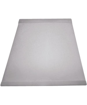 3x6x5 White Butcher Linen Empire Candelabra Hardback Lampshade