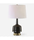 Foster Black Glaze Table Lamp