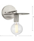 Trimble 1-Light Wall Bracket Brushed Nickel