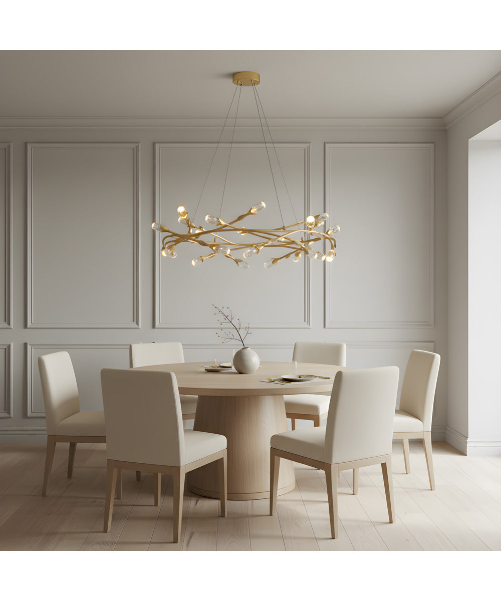 Cora Pendant Gold Leaf