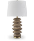 Jyllyard Poly Table Lamp Brown/Gold