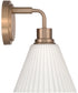 Pleated II 1-Light Lighting Premium Bronze