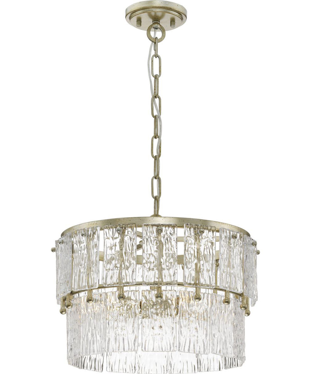 Chevall 3-Light Organic Pendant Gilded Silver