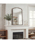 Hammered Antique Nickel Arch Mirror