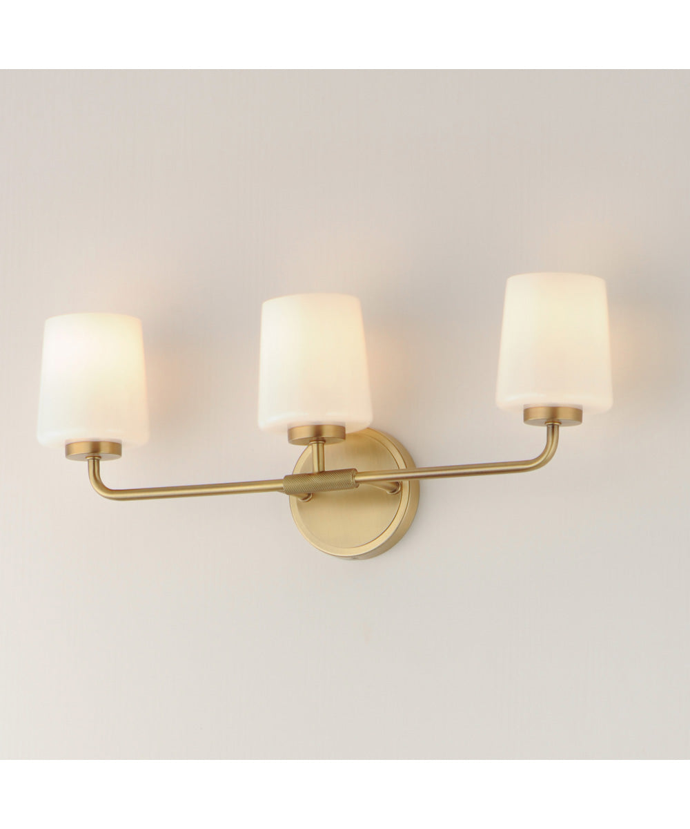 Durham 3-Light Bath Vanity Natural Aged Brass