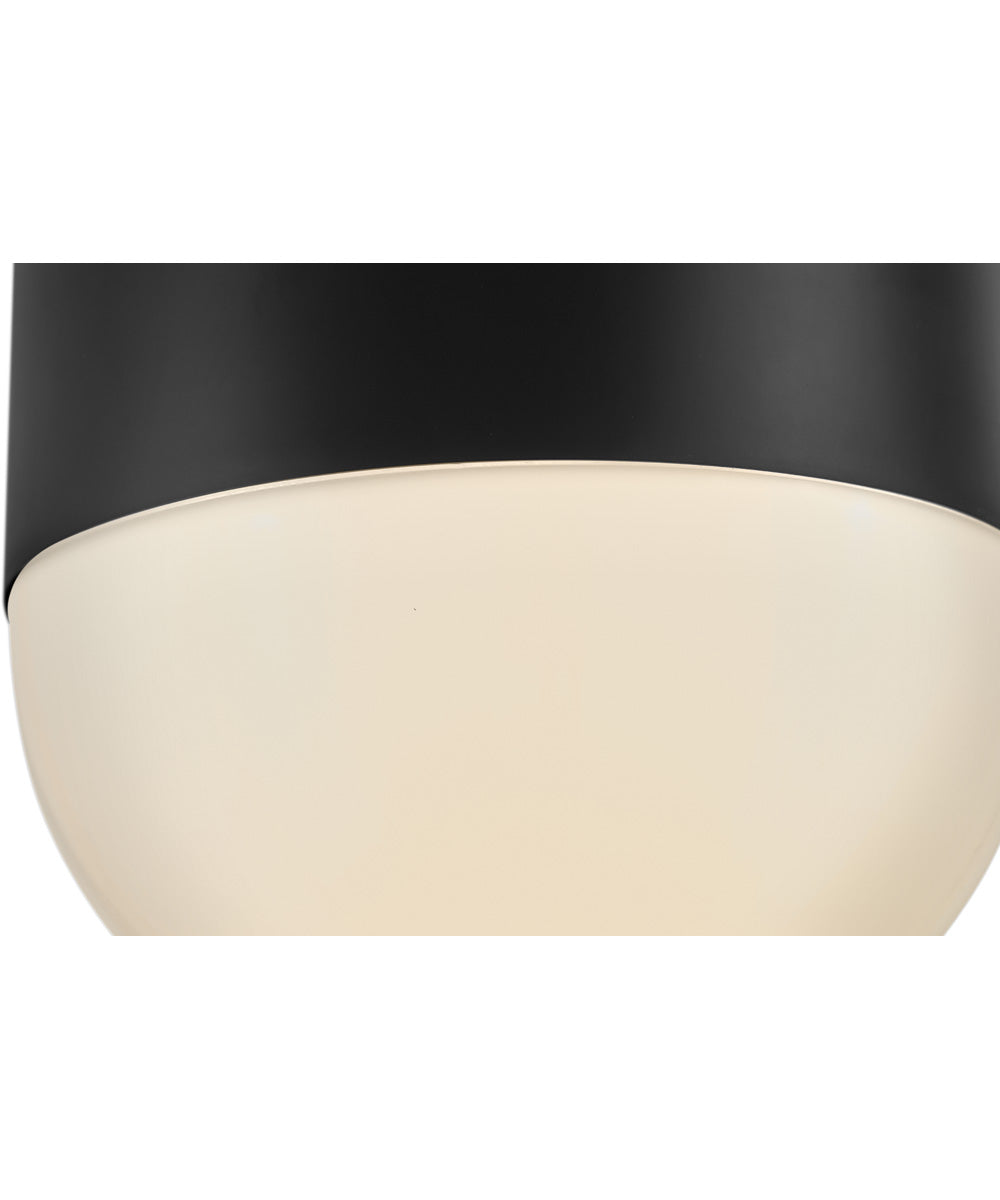 Bardi 1-Light Small Flush Mount in Black