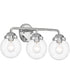 Knoll 3 Light Vanity Chrome