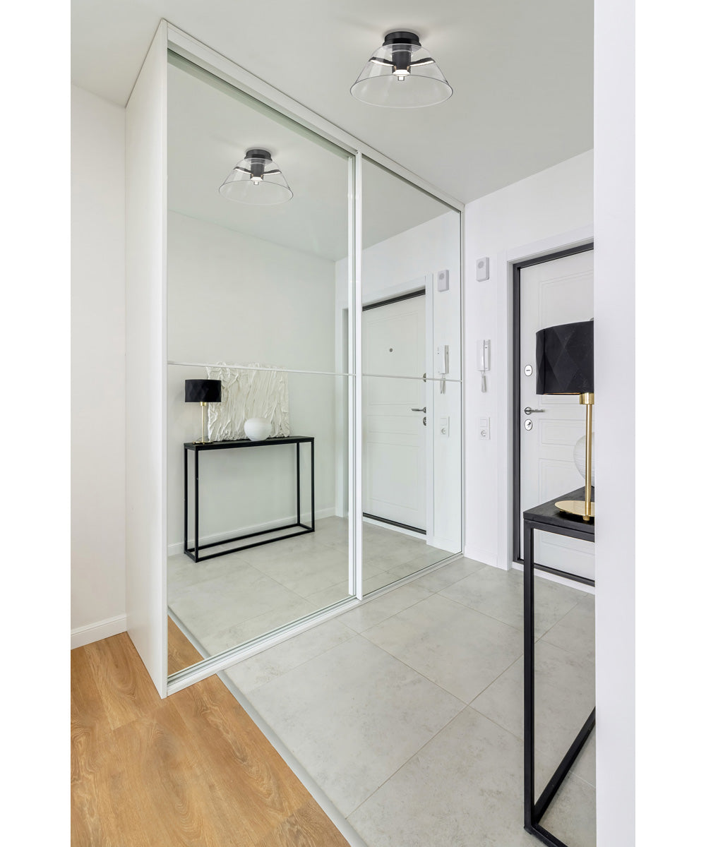 Edmond  Close-to-Ceiling Matte Black