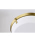 Rowen 4-Light Close-to-Ceiling Natural Brass