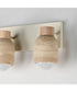 Pompeii 3-Light Bath Vanity Travertine / Oyster