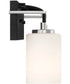 Prince St 3 Light Vanity Matte Black