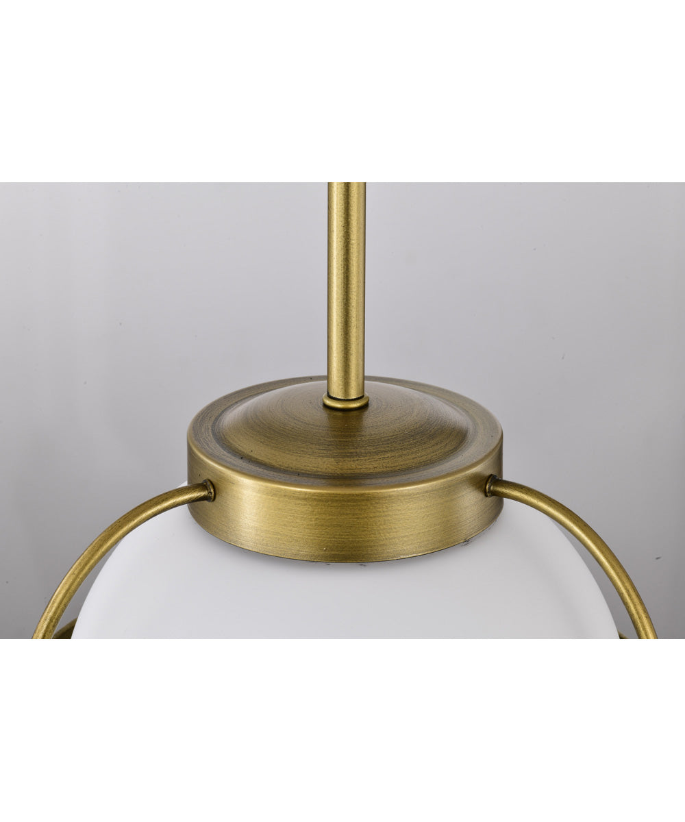 Lakeshore 1-Light Pendant Natural Brass