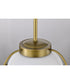 Lakeshore 1-Light Pendant Natural Brass