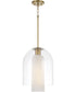 Liz 1-Light Pendant Aged Brass