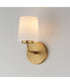 Durham 1-Light Wall Sconce Natural Aged Brass
