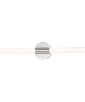 Tubi 24 inch 5CCT LED Bath Bar Satin Nickel