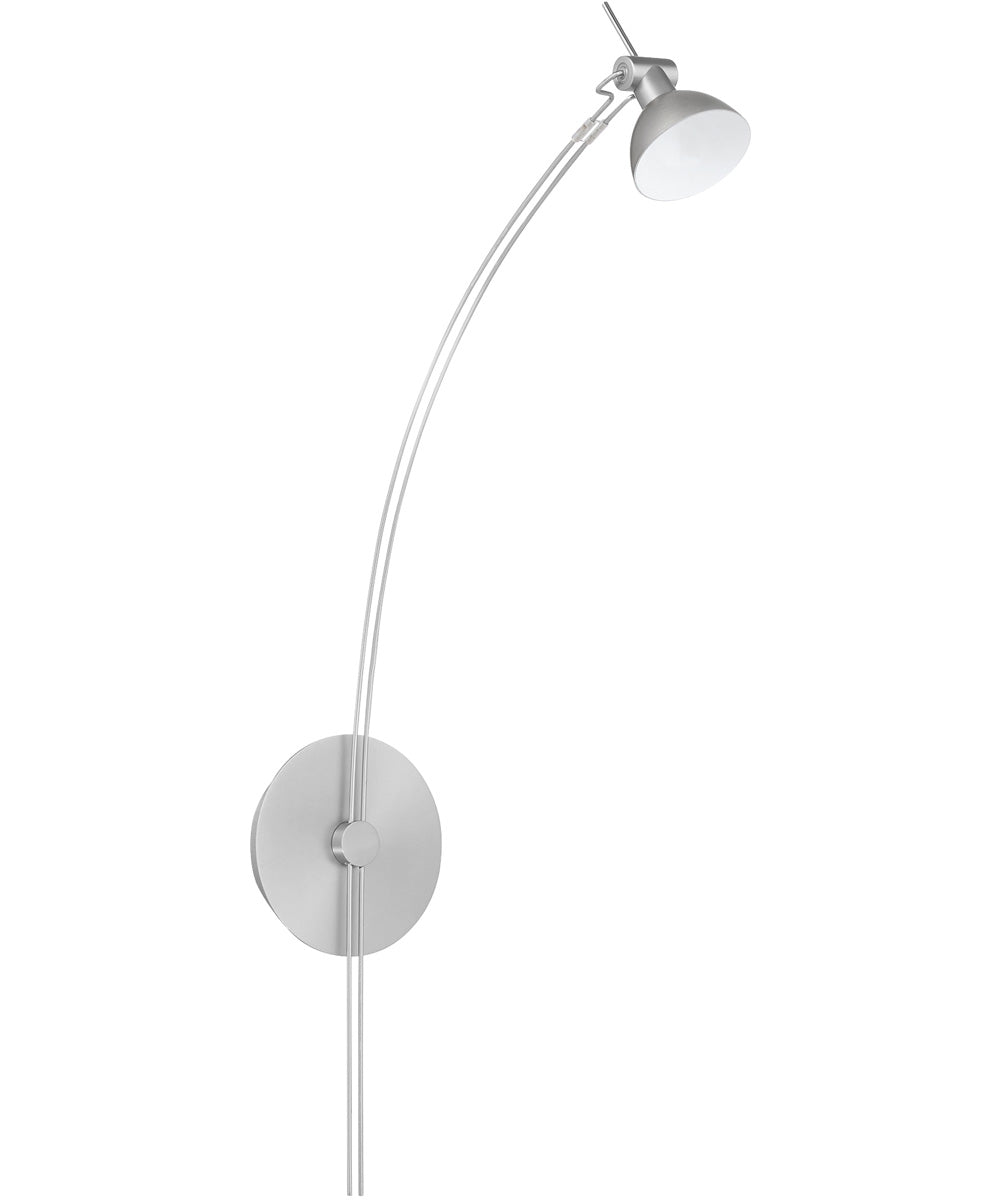 Ricardo 1-light Wall Mount Light Fixture Satin Nickel