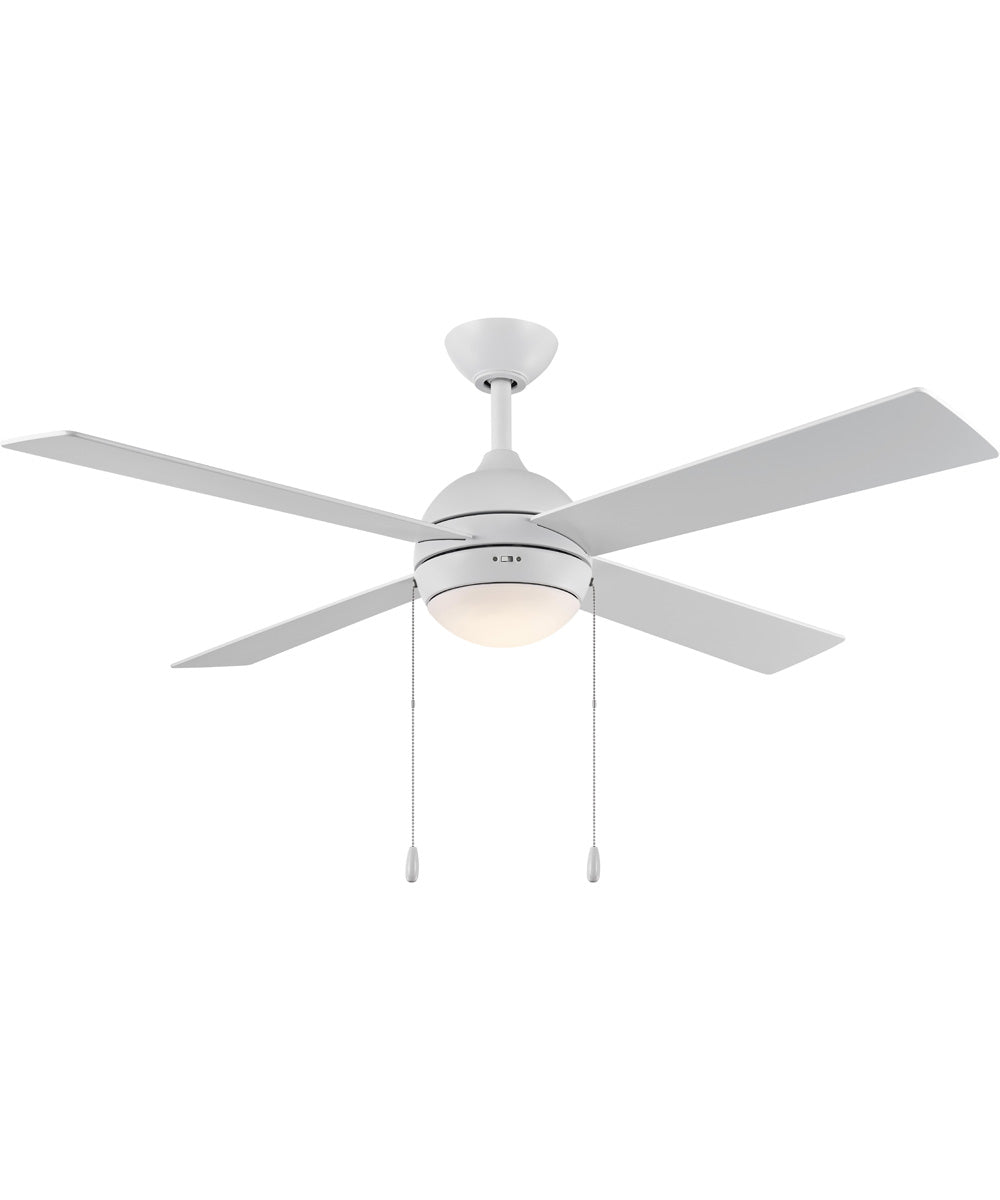 Tavo 52-in. 4-Blade LED Modern Ceiling Fan Matte White