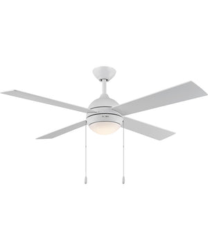 Tavo 52-in. 4-Blade LED Modern Ceiling Fan Matte White