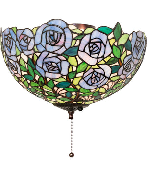 16" Wide Rosebush Fan Light Fixture