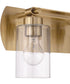 Hendrix 2-Light Lighting Satin Brass