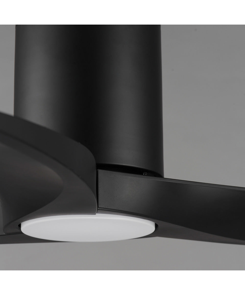 Drifter 52 inch Outdoor Hugger Fan w LED Black
