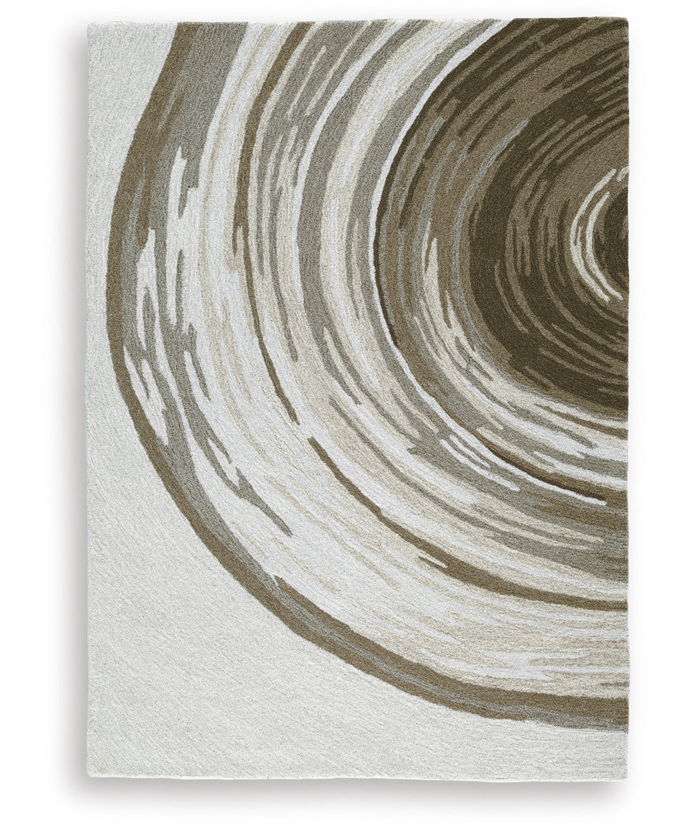 Rizwana Medium Rug Ivory/Brown/Gray
