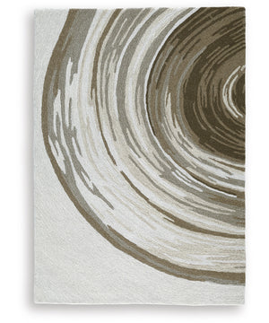 Rizwana Medium Rug Ivory/Brown/Gray