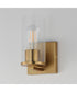 Livingston 1-Light Sconce Natural Aged Brass