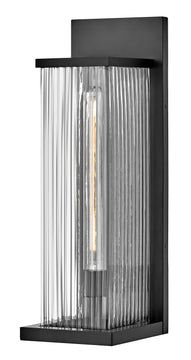 Torrent 1-Light Large Wall Mount Lantern in Black