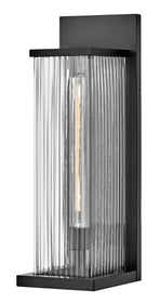 Torrent 1-Light Large Wall Mount Lantern in Black