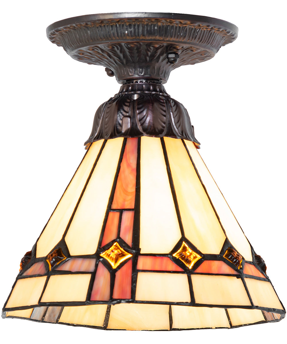 8" Wide Belvidere Flushmount