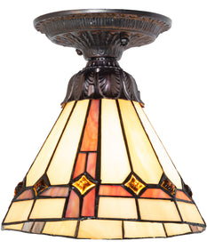 8" Wide Belvidere Flushmount
