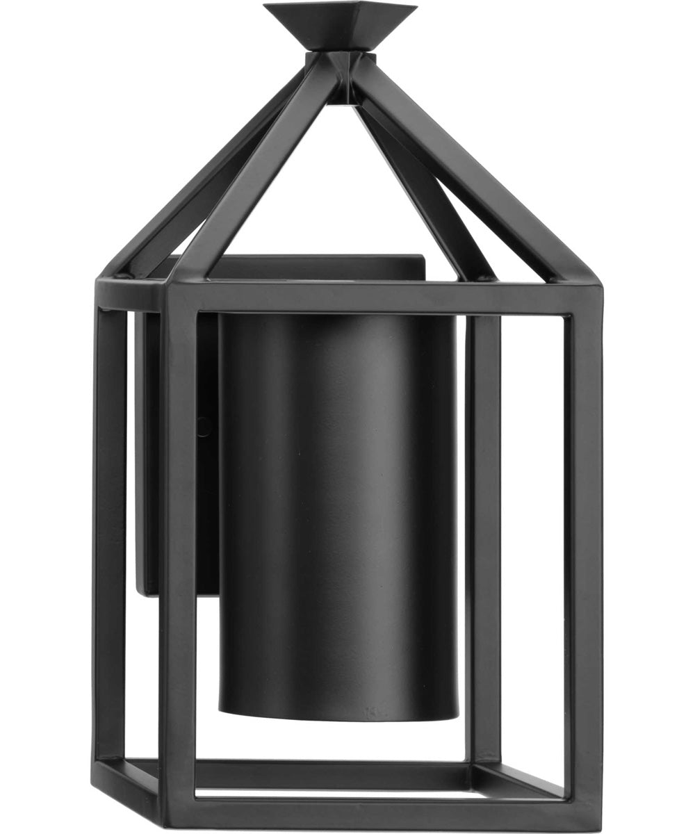 Stallworth 1-Light Contemporary Outdoor Medium Wall Lantern Matte Black