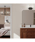 Mack 2-Light Vanity Light with Layered Glass Shades Matte Black