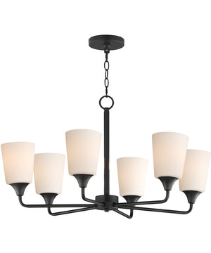 Hudson 6-Light Chandelier Black
