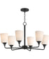 Hudson 6-Light Chandelier Black