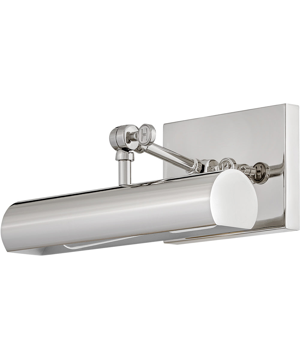 Stokes 1-Light Small Adjustable Accent Light in Polished Nickel